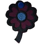 Jiu Jitsu Kersenbloesem Embleem Blauw