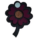 Jiu Jitsu Kersenbloesem Embleem Bruin
