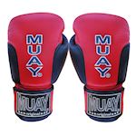 Muay Bokshandschoen Premium - Zwart/Rood