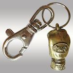 Muay Sleutelhanger, Bokshandschoen brons