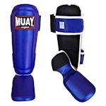 Muay Original Scheen & Wreefbeschermer - blauw