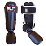 Muay Original Scheen& Wreefbeschermer - zwart