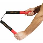 Nunchaku Foam zwart/rood