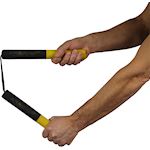 Nunchaku Foam - zwart/geel