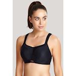 Panache Sport BH met Beugel - zwart