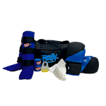 Ronin Heren Kickboks Set Compleet - zwart/blauw