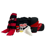 Ronin Heren Kickboks Set Compleet - zwart/rood