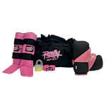 Ronin Kids Kickboks Set Compleet - zwart/roze