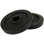 Tunturi Halterschijven Gietijzer zwart 1,25kg p/paar