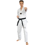 Wacoku Taekwondo Pak Witte V-Hals